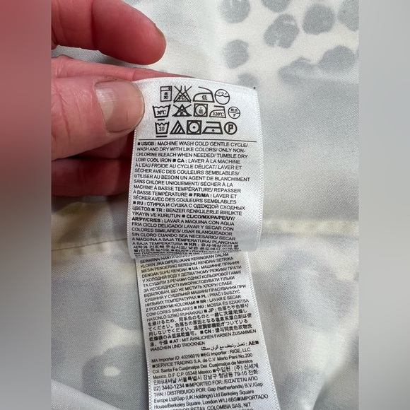 BANANA REPUBLIC Black and white dot tank‎ size M - Picture 10 of 12